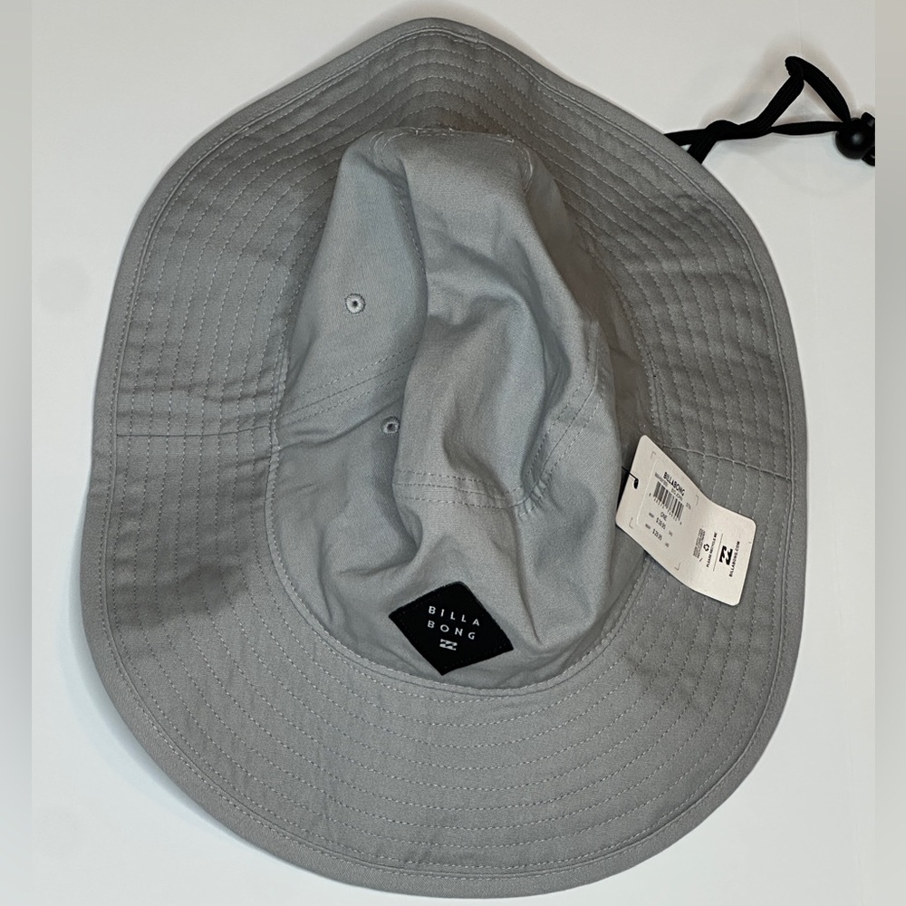Billabong Gray Wide-Brim Bucket Hat